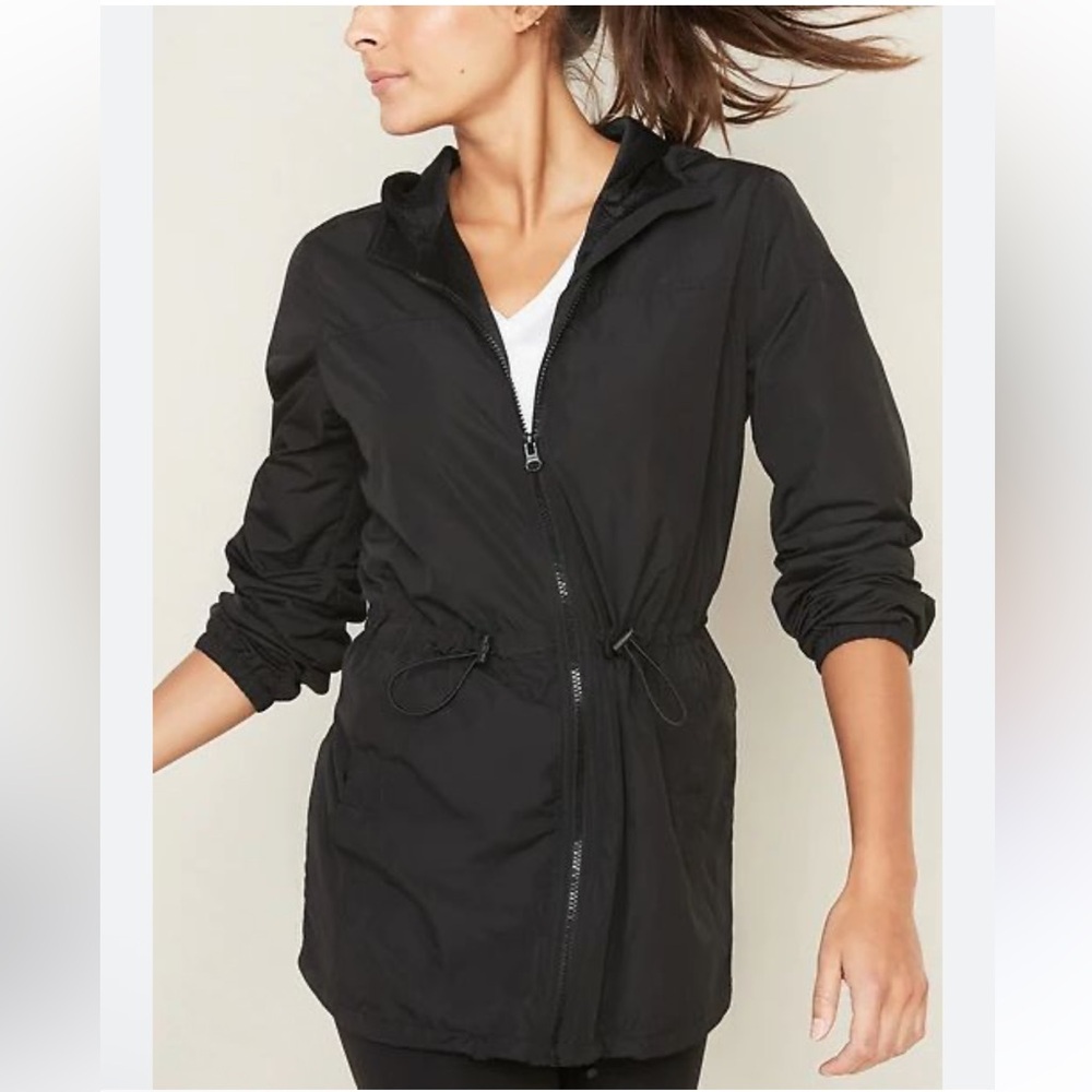 Old Navy Women's Black Utility Jacket